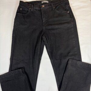 Lee Riders Relaxed Jeans Women's 12P Black Cotton Blend